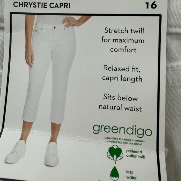 NWT - Nine West Chrystie Capri Jeans size 16 - Picture 5 of 6
